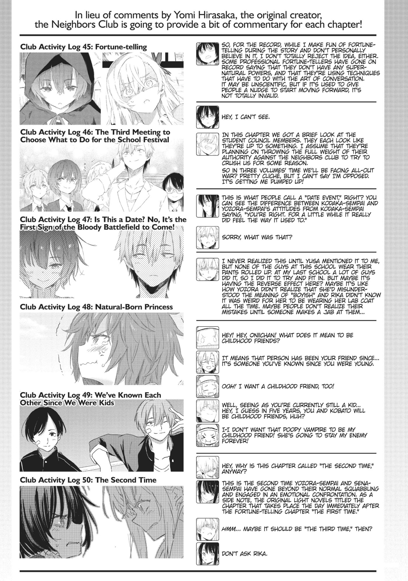 Boku wa Tomodachi ga Sukunai+ Chapter 50 page 34 - 