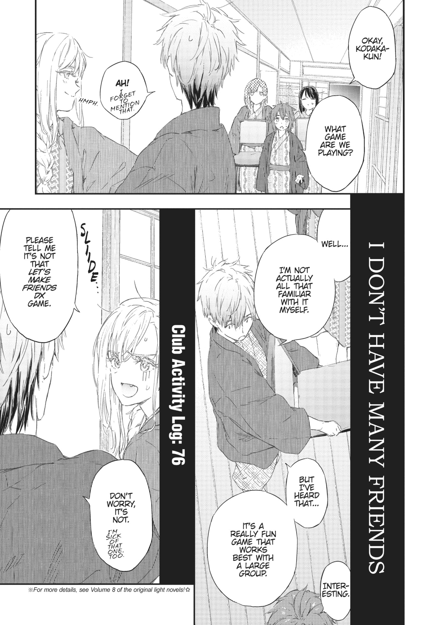 Boku wa Tomodachi ga Sukunai+ Chapter 76 page 7 - 