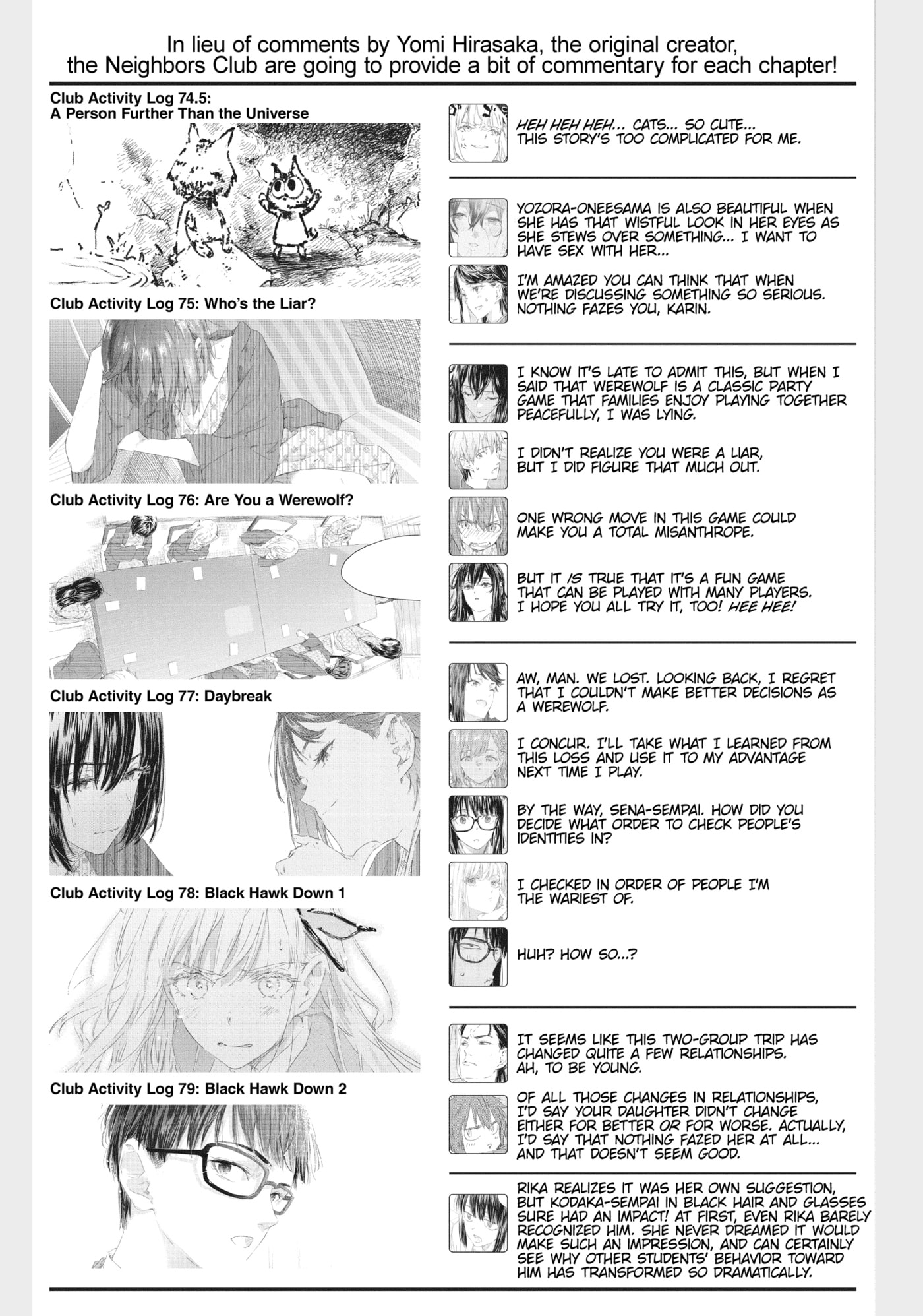 Boku wa Tomodachi ga Sukunai+ Chapter 79 page 26 - 