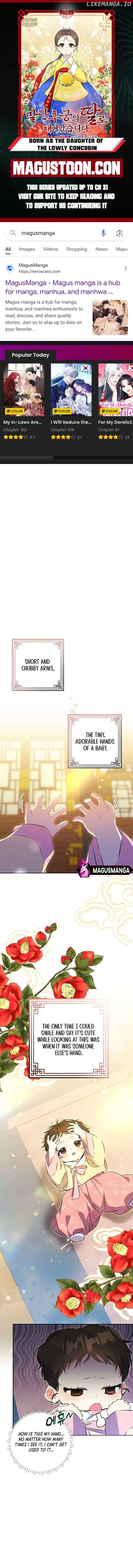 Born as the daughter of the lowly concubine Chapter 1 page 1 - 