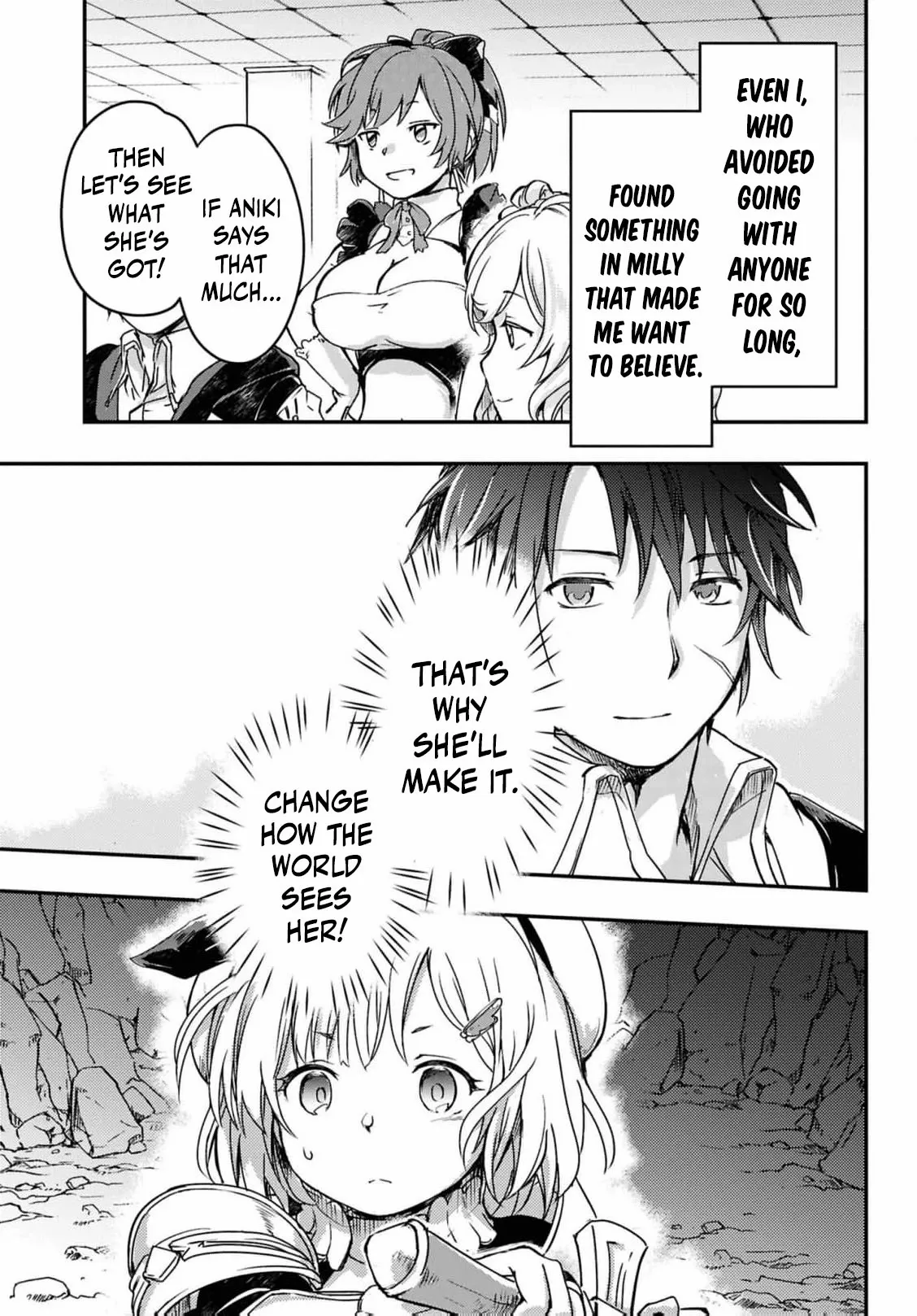 Boukensha Party wo Tsuihou sareta Kaifukushi Shoujo wo Hirotte Ikusei Shitara Masaka no Saikyou Shokugyou ni Tenshoku!? Omake ni Kanojo no Yousu ga nani yara Okashikute... Chapter 15 page 21 - 