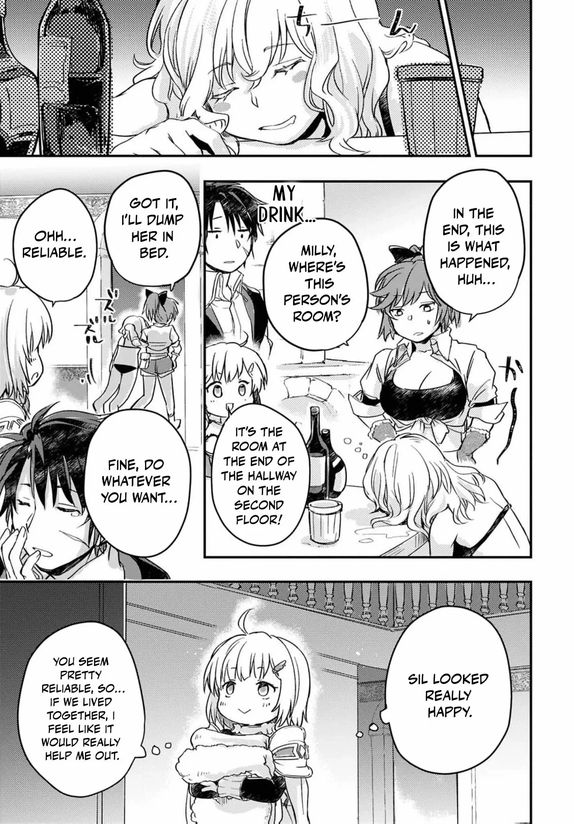 Boukensha Party wo Tsuihou sareta Kaifukushi Shoujo wo Hirotte Ikusei Shitara Masaka no Saikyou Shokugyou ni Tenshoku!? Omake ni Kanojo no Yousu ga nani yara Okashikute... Chapter 21 page 15 - 