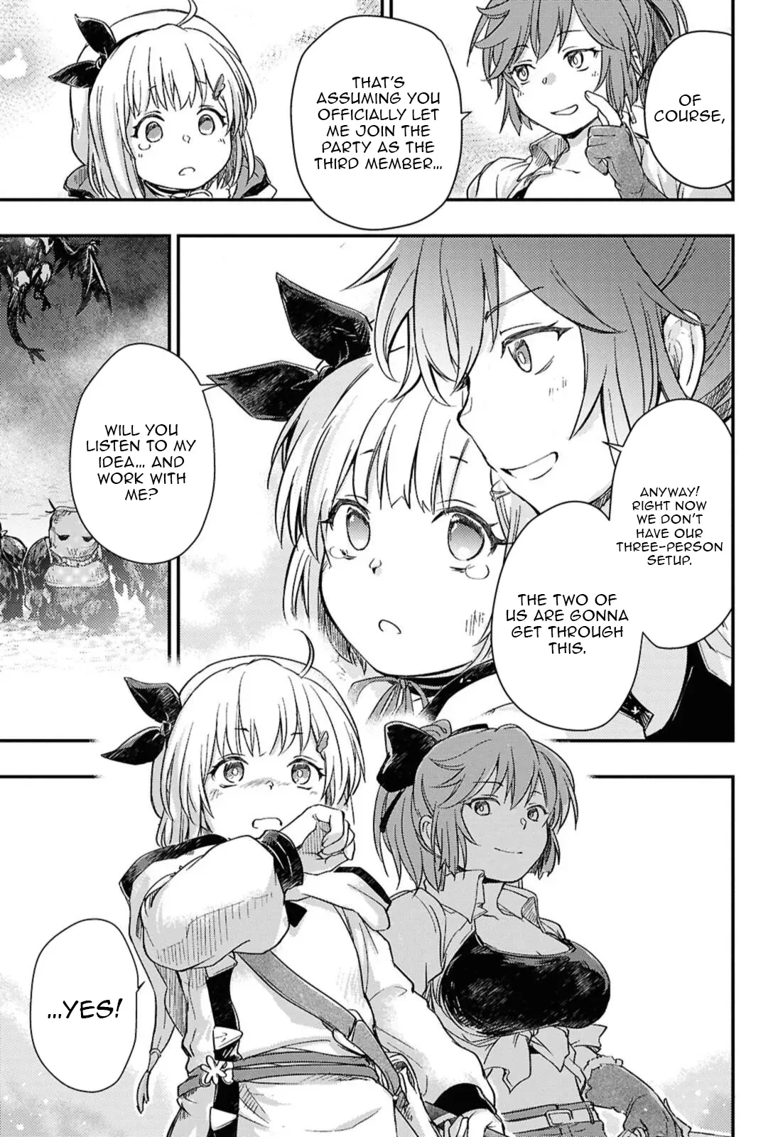 Boukensha Party wo Tsuihou sareta Kaifukushi Shoujo wo Hirotte Ikusei Shitara Masaka no Saikyou Shokugyou ni Tenshoku!? Omake ni Kanojo no Yousu ga nani yara Okashikute... Chapter 30.1 page 12 - 