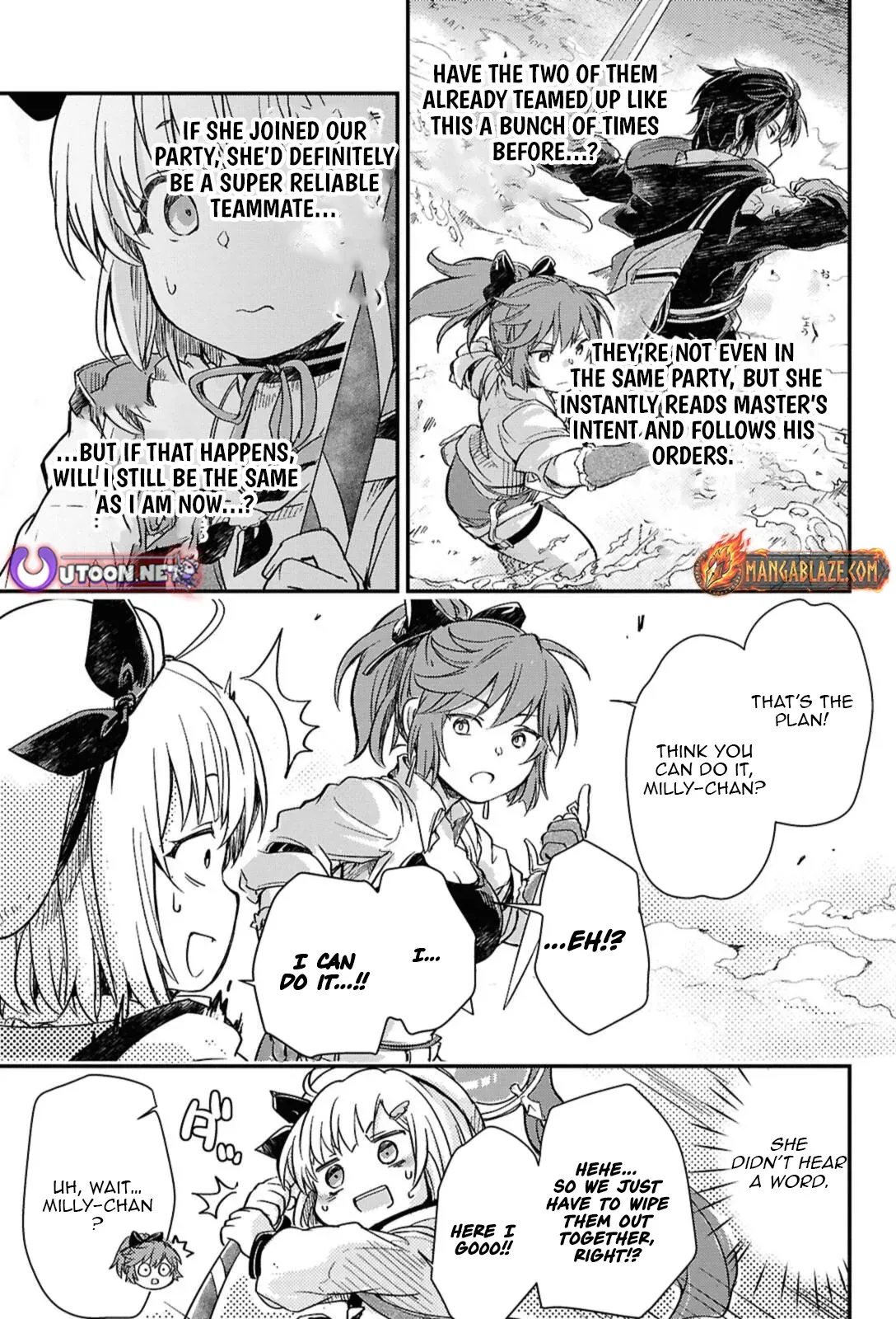 Boukensha Party wo Tsuihou sareta Kaifukushi Shoujo wo Hirotte Ikusei Shitara Masaka no Saikyou Shokugyou ni Tenshoku!? Omake ni Kanojo no Yousu ga nani yara Okashikute... Chapter 30.1 page 6 - 