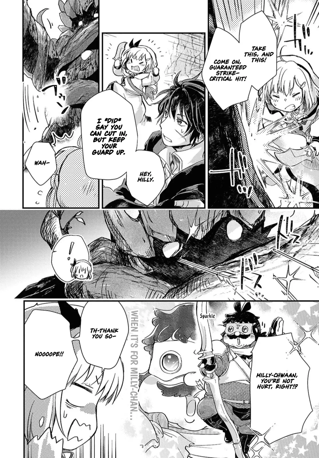 Boukensha Party wo Tsuihou sareta Kaifukushi Shoujo wo Hirotte Ikusei Shitara Masaka no Saikyou Shokugyou ni Tenshoku!? Omake ni Kanojo no Yousu ga nani yara Okashikute... Chapter 32.1 page 11 - 