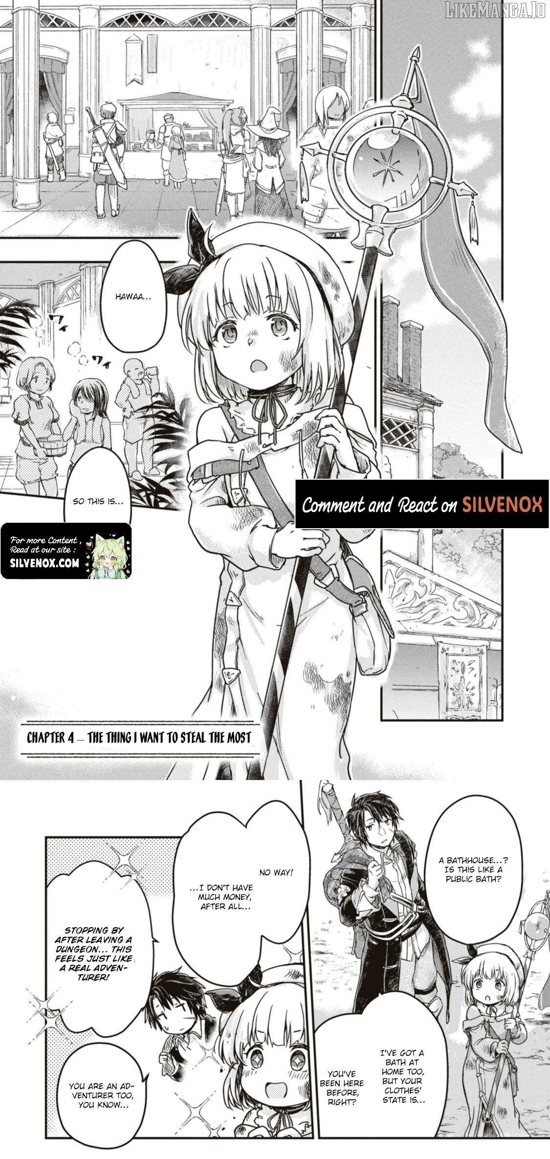 Boukensha Party wo Tsuihou sareta Kaifukushi Shoujo wo Hirotte Ikusei Shitara Masaka no Saikyou Shokugyou ni Tenshoku!? Omake ni Kanojo no Yousu ga nani yara Okashikute... Chapter 4.1 page 1 - 