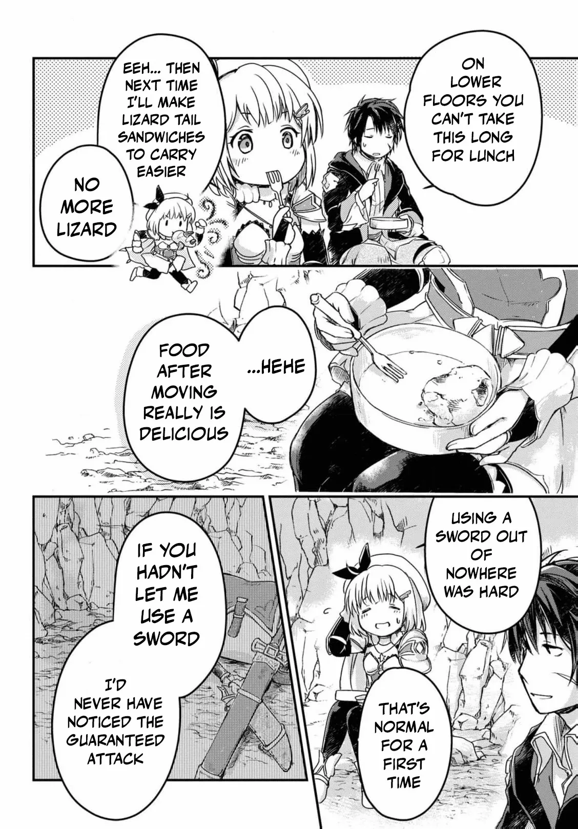 Boukensha Party wo Tsuihou sareta Kaifukushi Shoujo wo Hirotte Ikusei Shitara Masaka no Saikyou Shokugyou ni Tenshoku!? Omake ni Kanojo no Yousu ga nani yara Okashikute... Chapter 9 page 14 - 