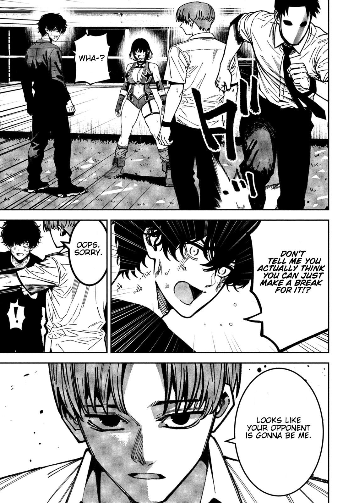 Bouryoku Banzai Chapter 55 page 13 - 
