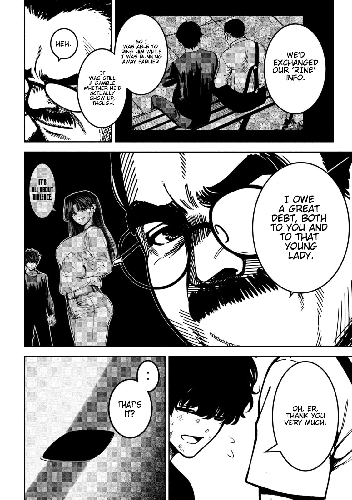 Bouryoku Banzai Chapter 55 page 4 - 