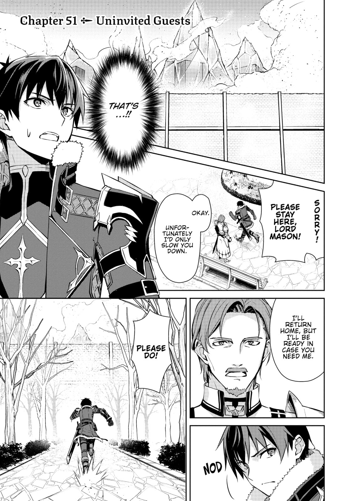 Boushoku no Berserk - Ore dake Level to Iu Gainen wo Toppa shite Saikyou Chapter 51 page 1 - 