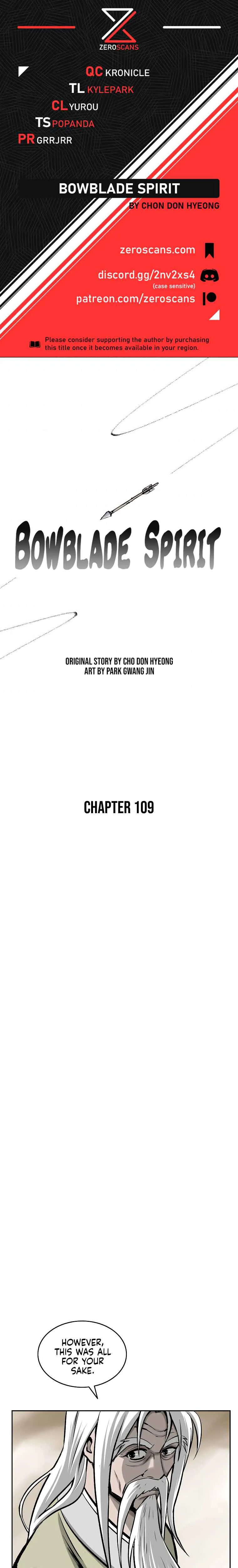 Bowblade Spirit Chapter 109 page 1 - 
