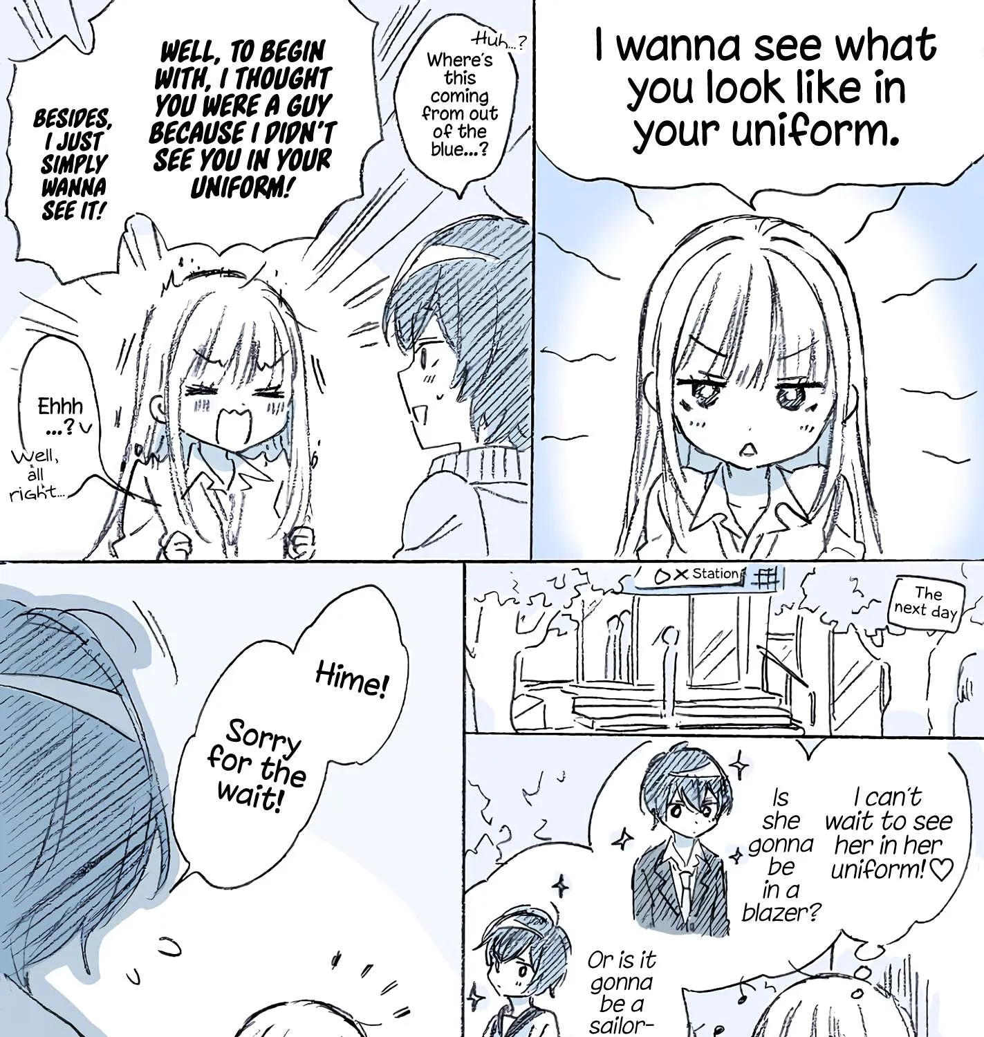 Boyish Girlfriend Chapter 2 page 1 - 