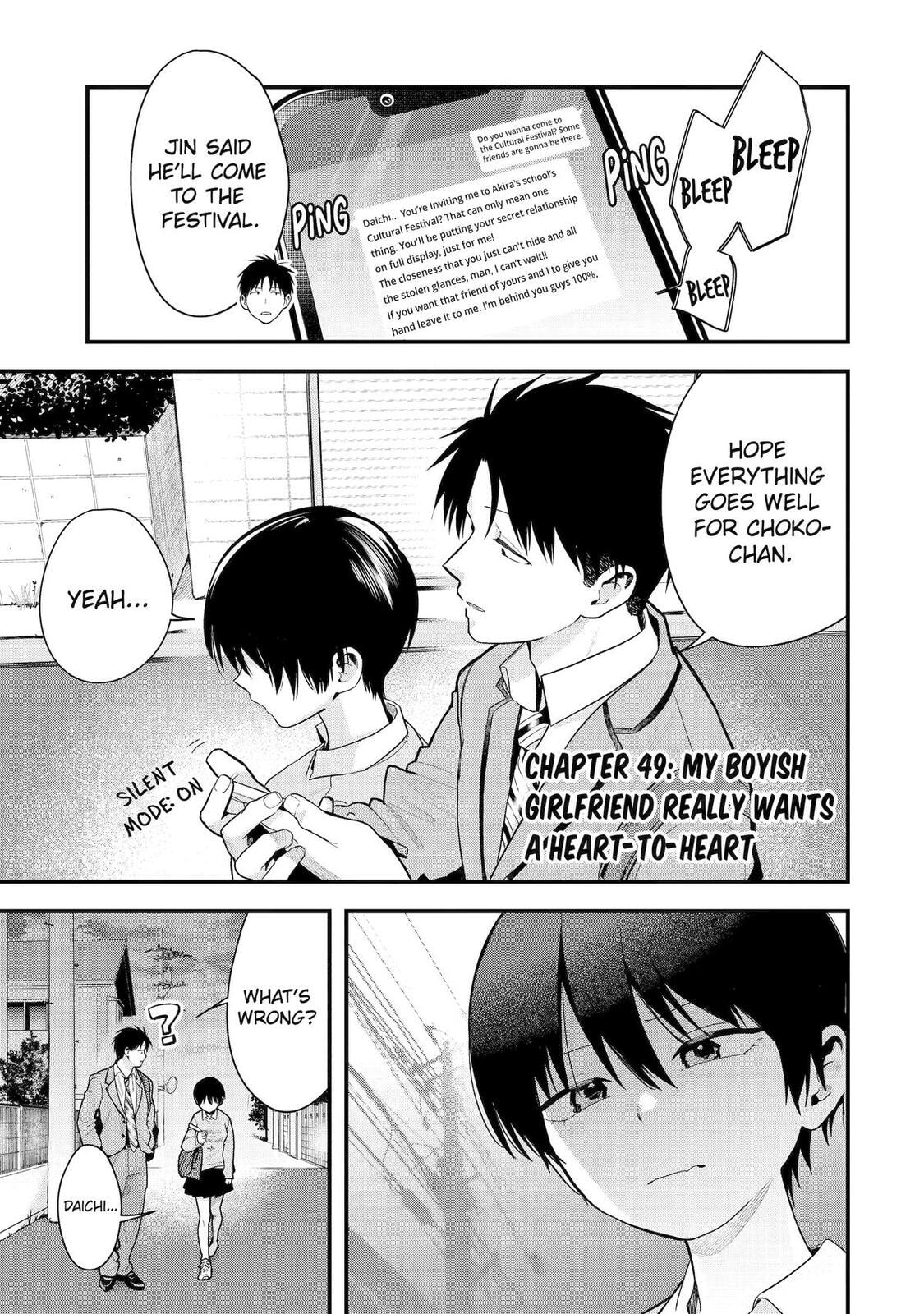 Boyish Girlfriend Chapter 49 page 1 - 