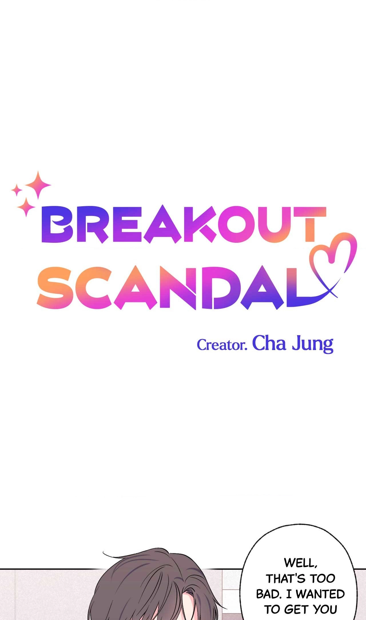 Breakout Scandal Chapter 25 page 1 - 