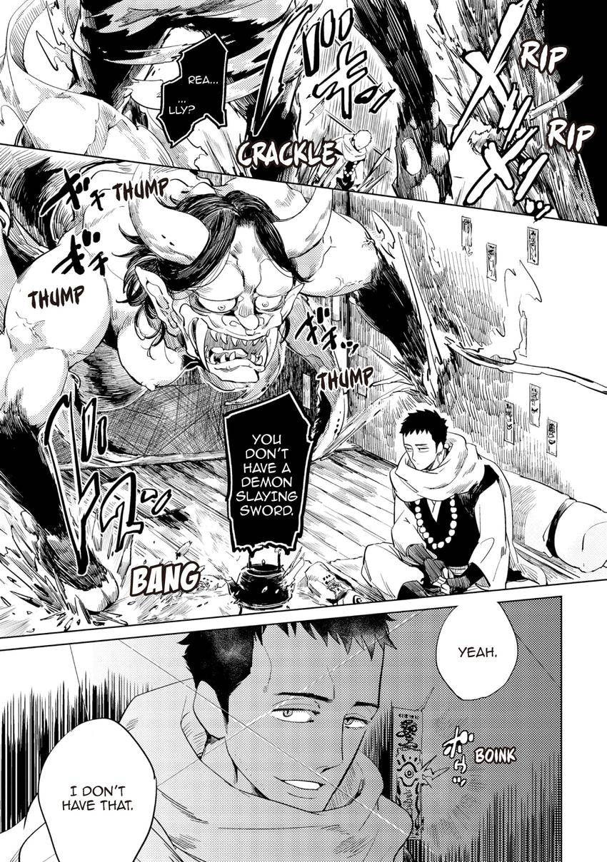 Buddhist priest & spider Chapter 0.5 page 3 - 