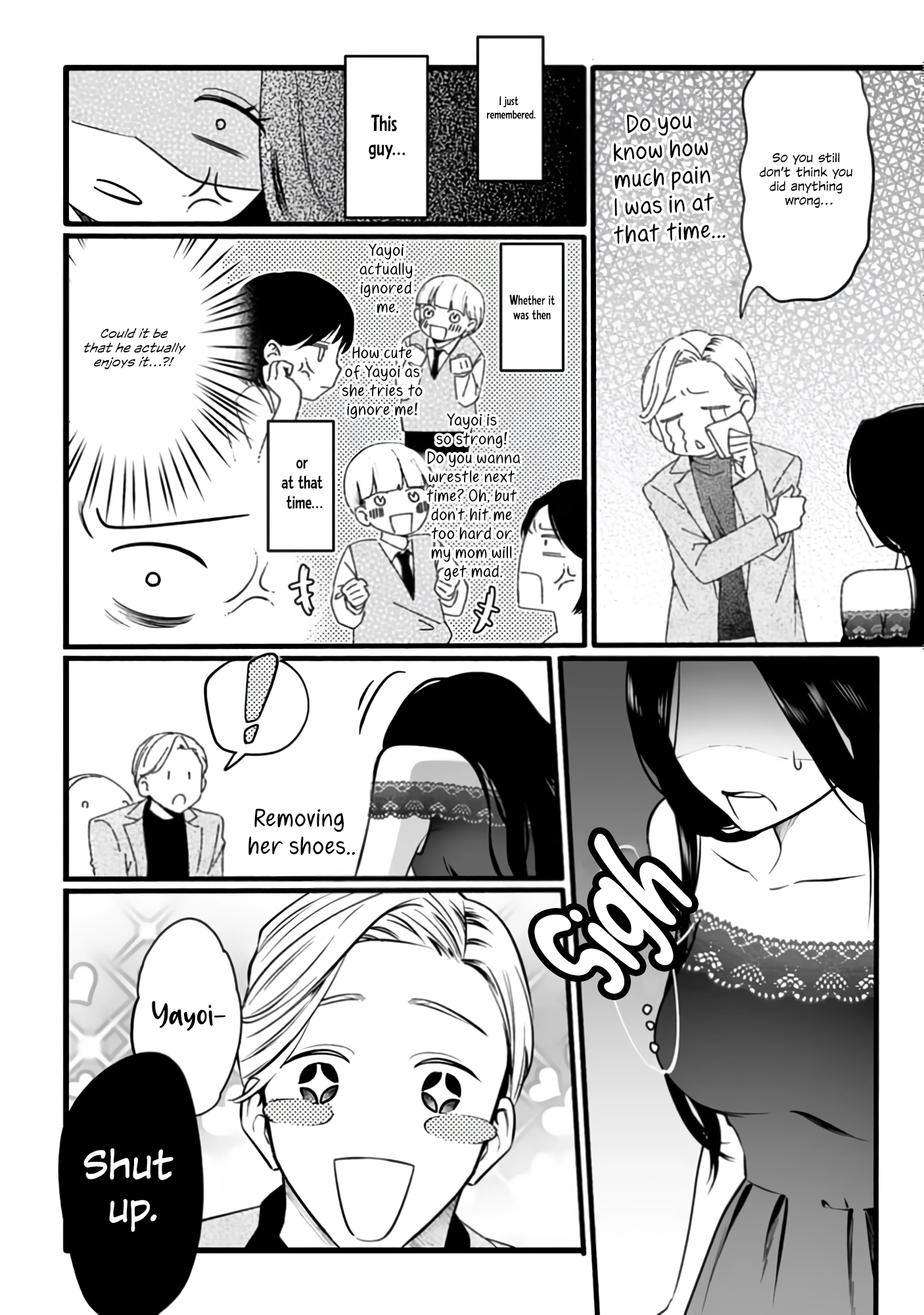 Bully me, Yayo-chan. A perverted salaryman in heat all year round and his platonic love Chapter 1 page 24 - 