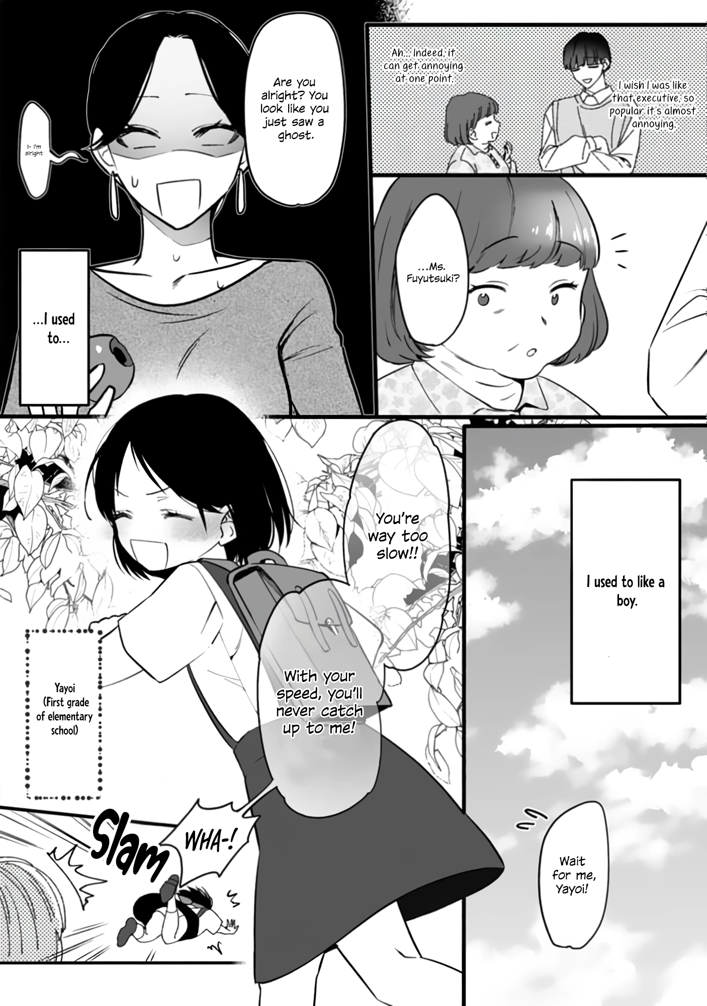 Bully me, Yayo-chan. A perverted salaryman in heat all year round and his platonic love Chapter 1 page 6 - 