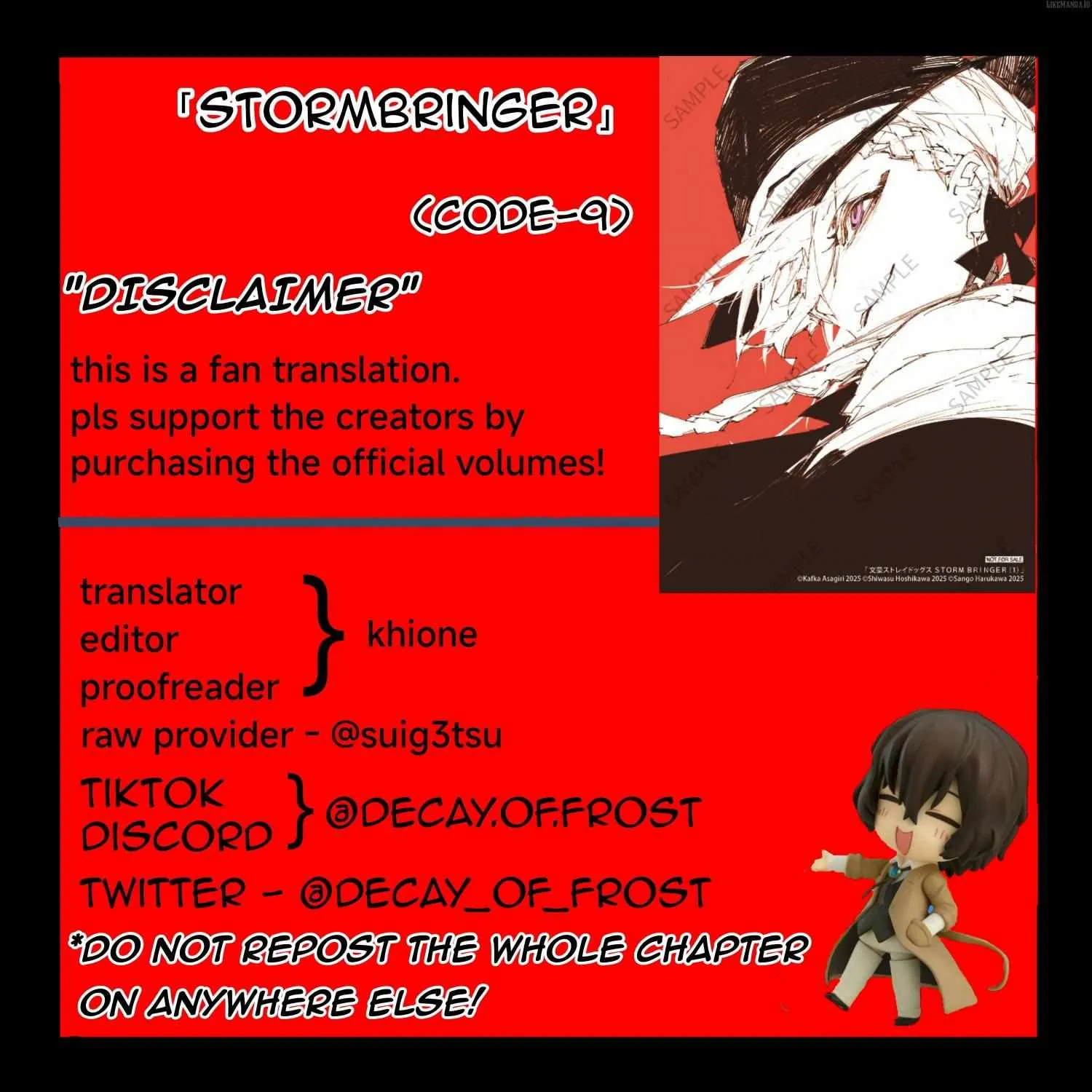 Bungo Stray Dogs: Storm Bringer Chapter 9 page 1 - 