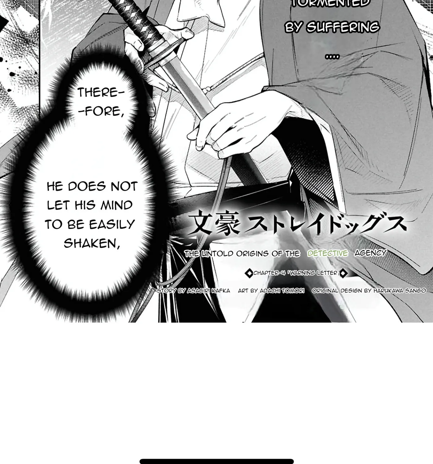 Bungo Stray Dogs: The Untold Origins of the Detective Agency Chapter 4 page 4 - 