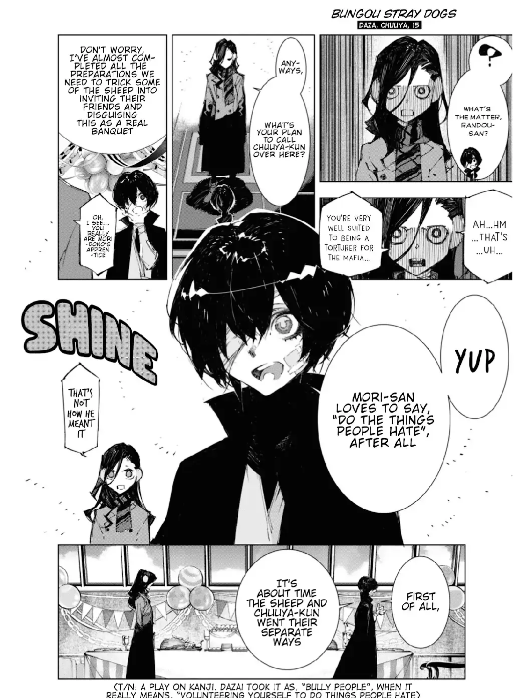 Bungou Stray Dogs: Dazai, Chuuya, Age Fifteen Chapter 10 page 8 - 