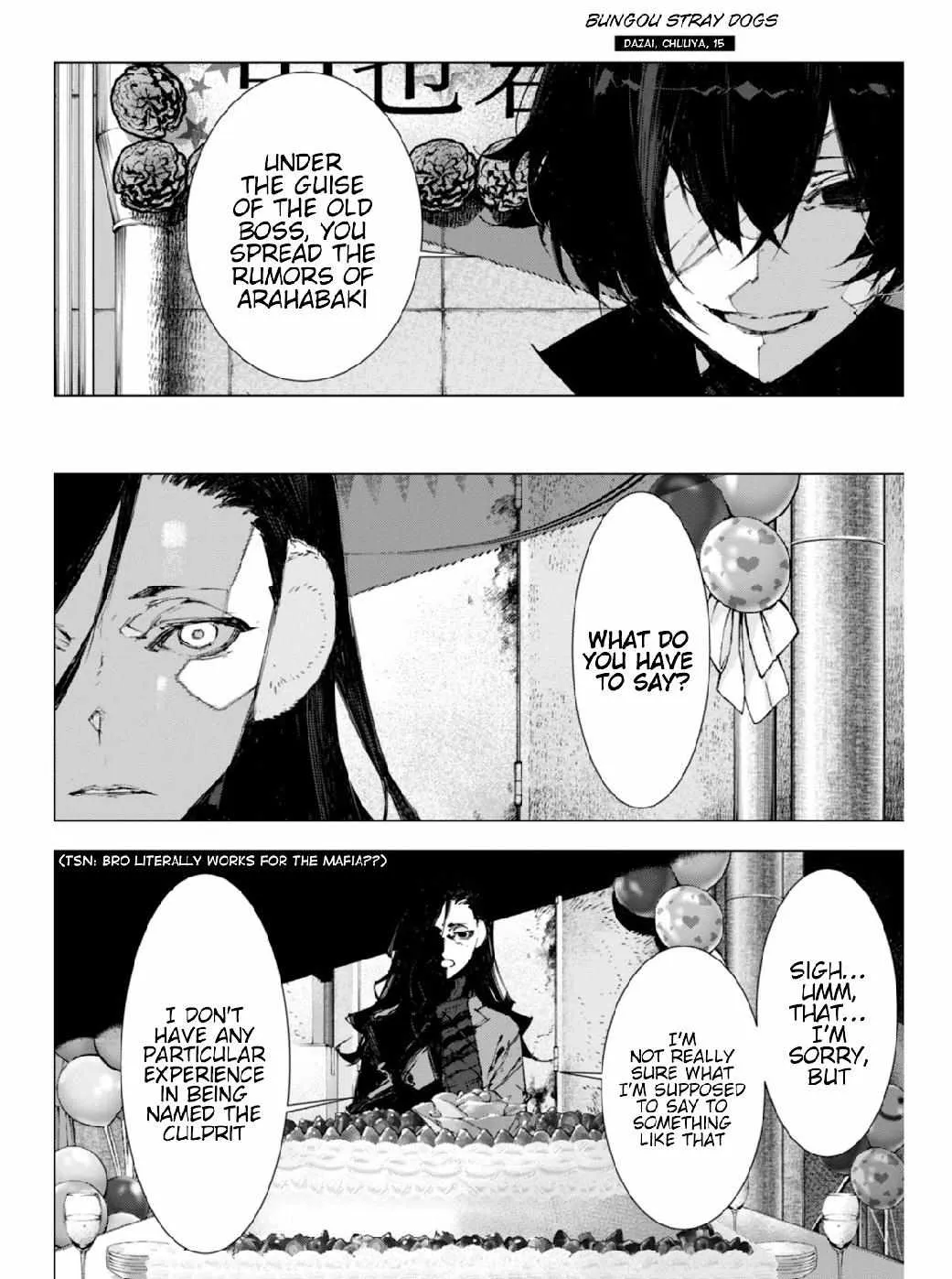 Bungou Stray Dogs: Dazai, Chuuya, Age Fifteen Chapter 11 page 2 - 