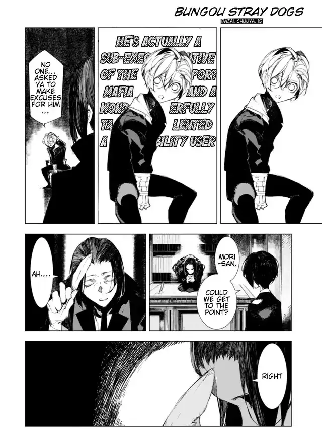Bungou Stray Dogs: Dazai, Chuuya, Age Fifteen Chapter 3 page 11 - 