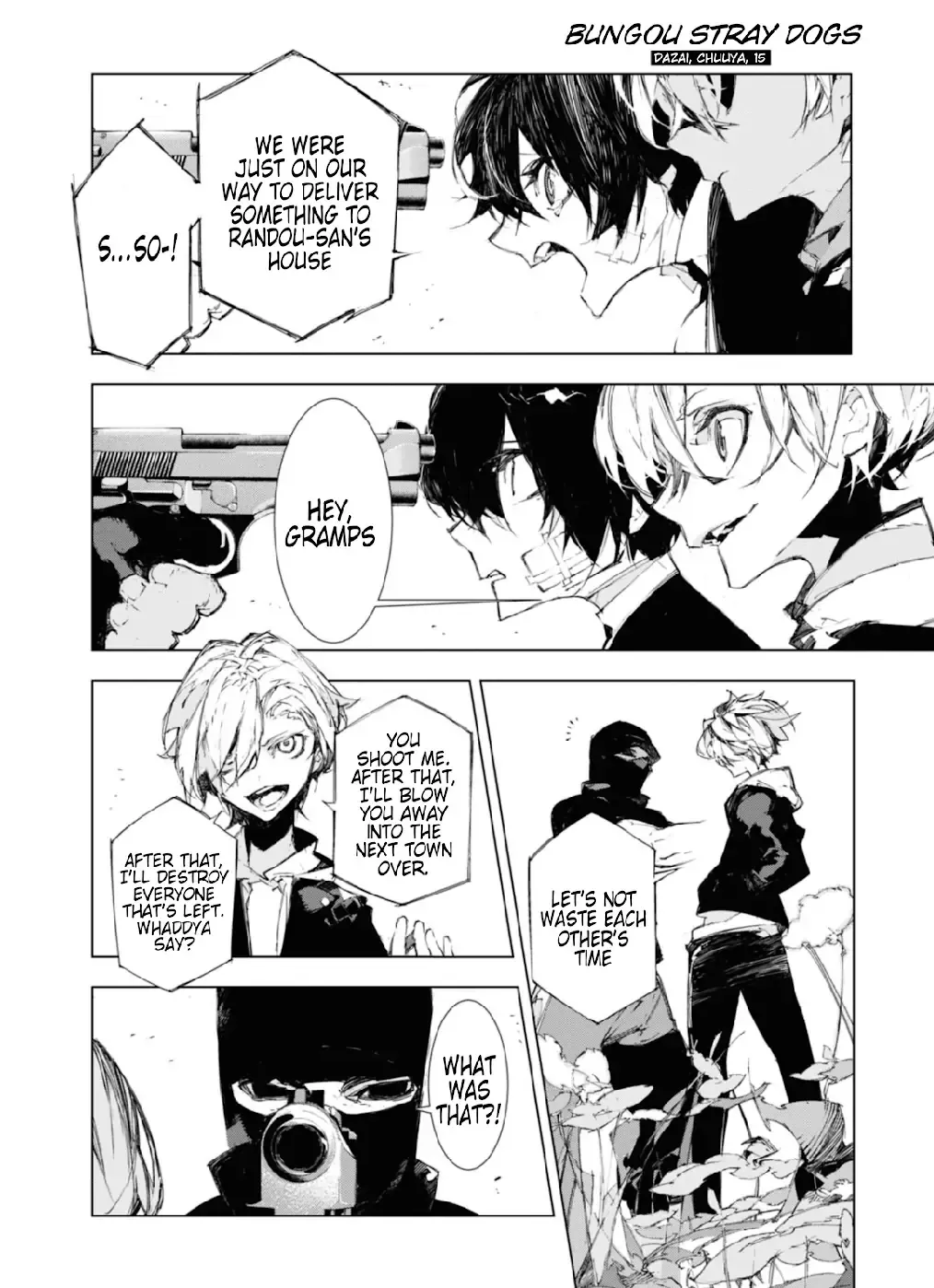 Bungou Stray Dogs: Dazai, Chuuya, Age Fifteen Chapter 5 page 17 - 