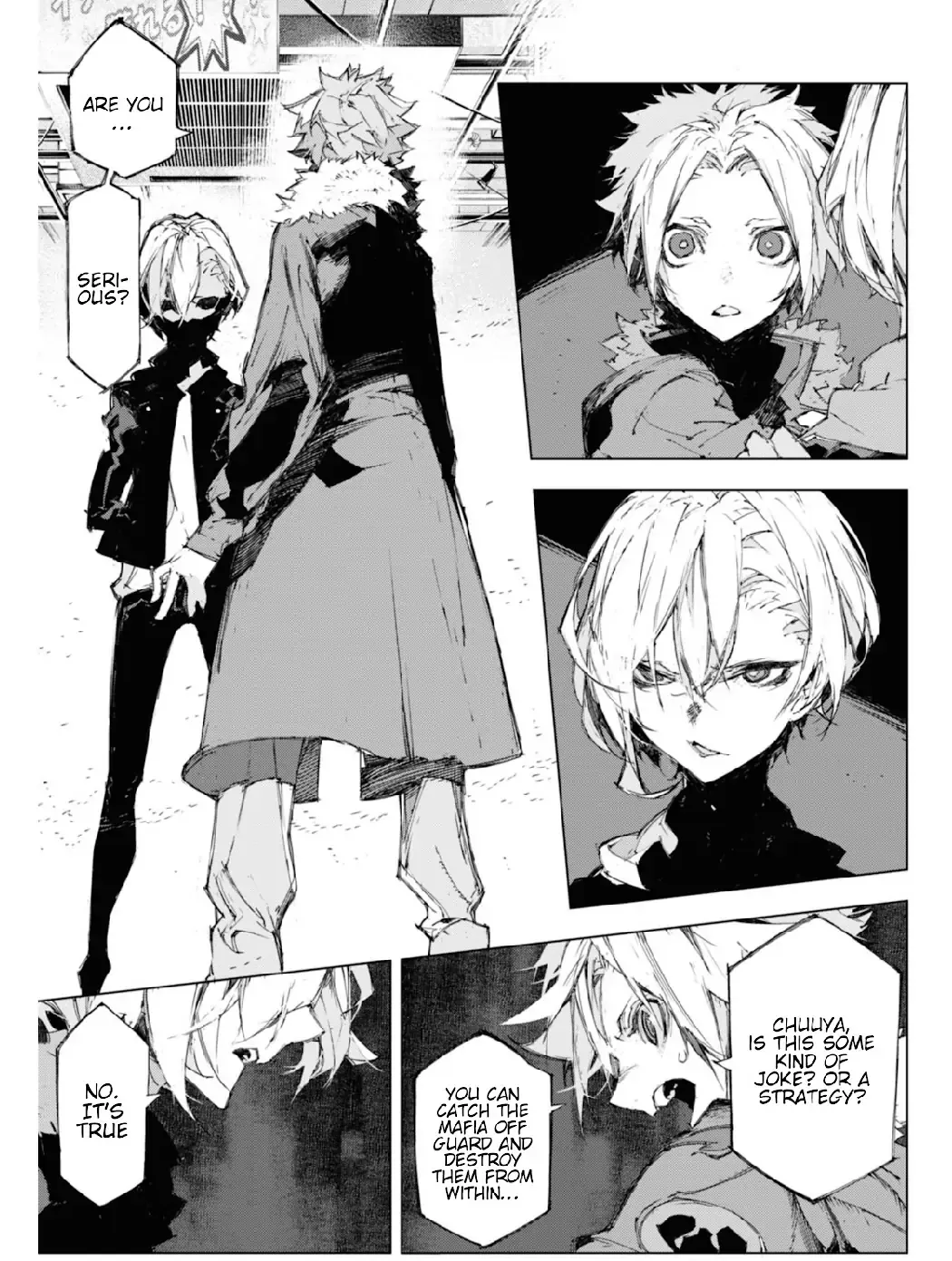 Bungou Stray Dogs: Dazai, Chuuya, Age Fifteen Chapter 7 page 38 - 