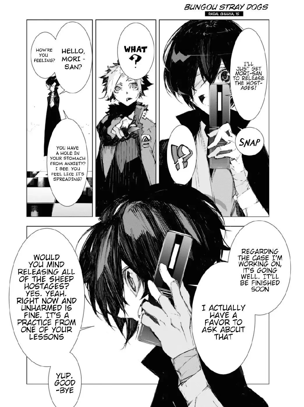 Bungou Stray Dogs: Dazai, Chuuya, Age Fifteen Chapter 7 page 41 - 
