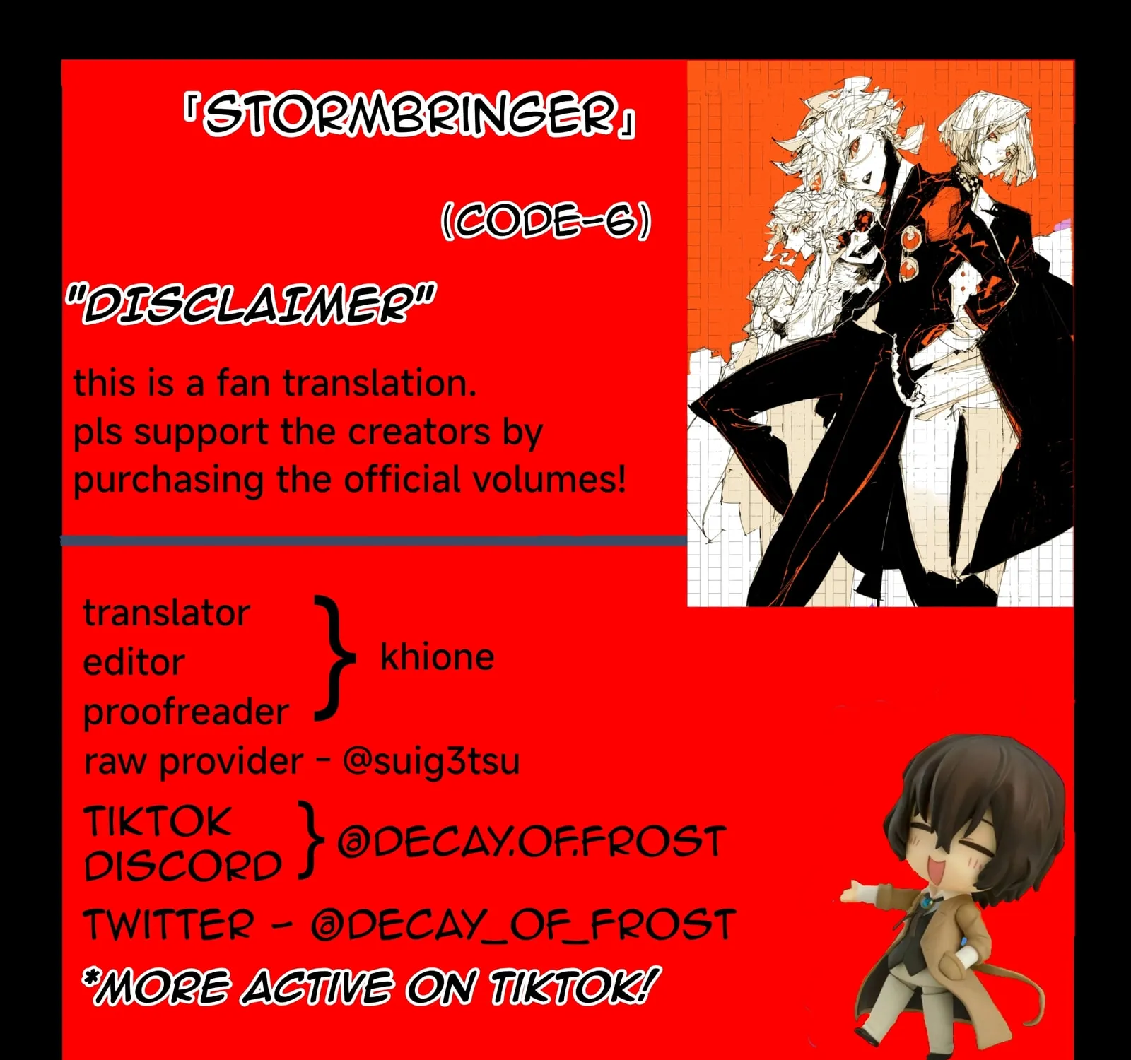 Bungou Stray Dogs: Storm Bringer Chapter 6 page 1 - 