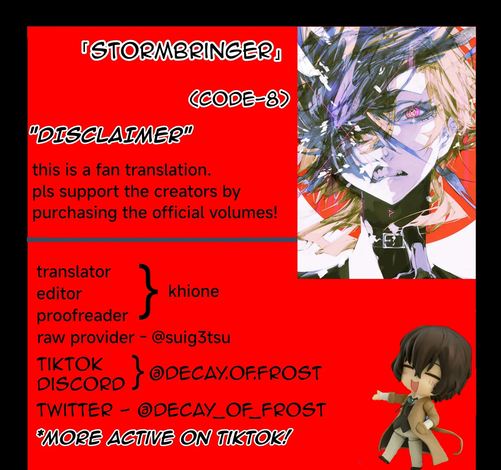 Bungou Stray Dogs: Storm Bringer Chapter 8 page 1 - 