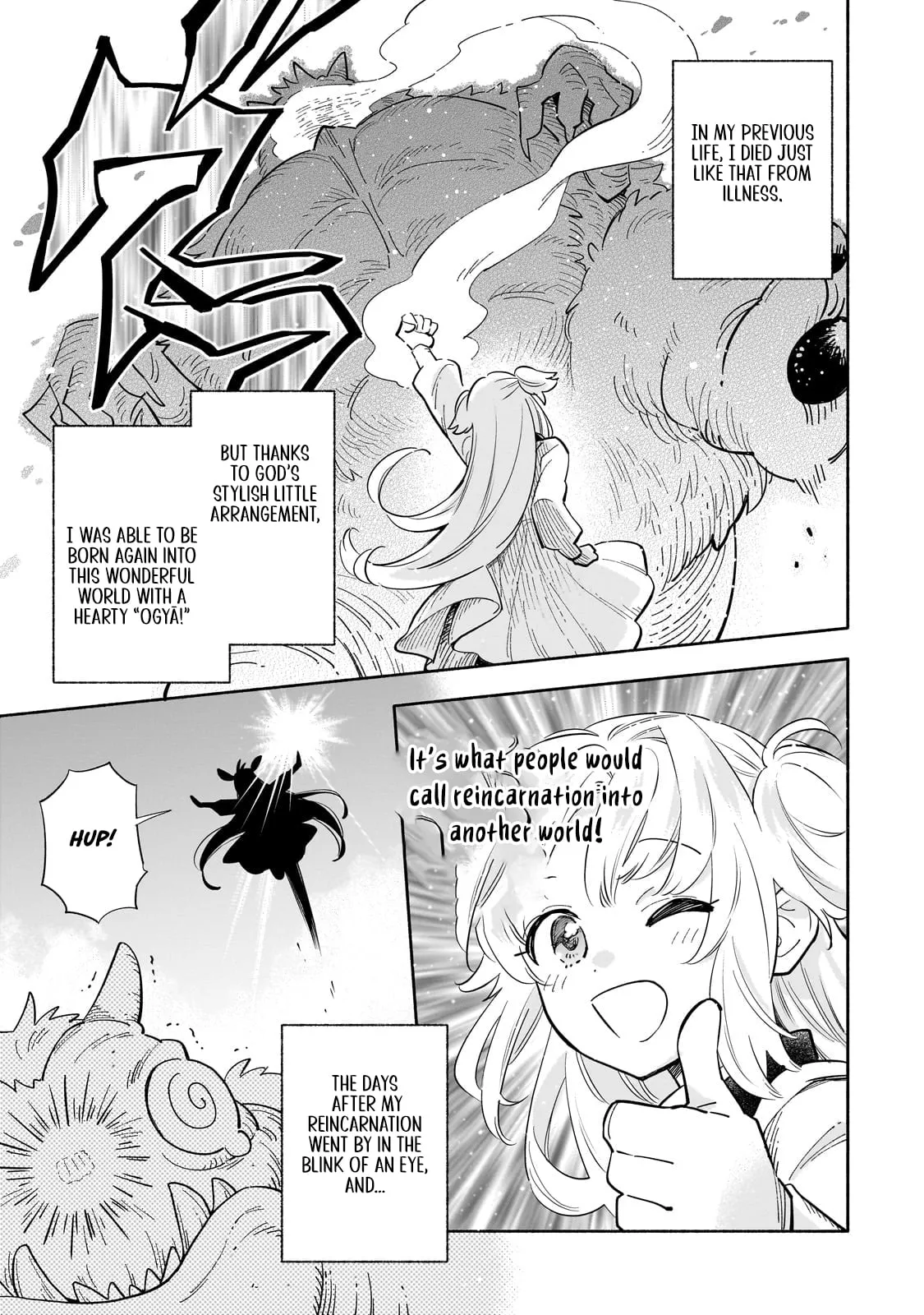 Byoujaku Shoujo, Tensei Shite Kenkou na Nikutai (Saikyou) wo Te ni Ireru Chapter 1 page 6 - 