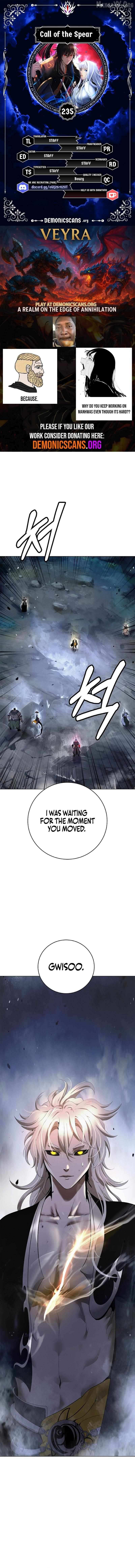 Call of the Spear Chapter 235 page 1 - 