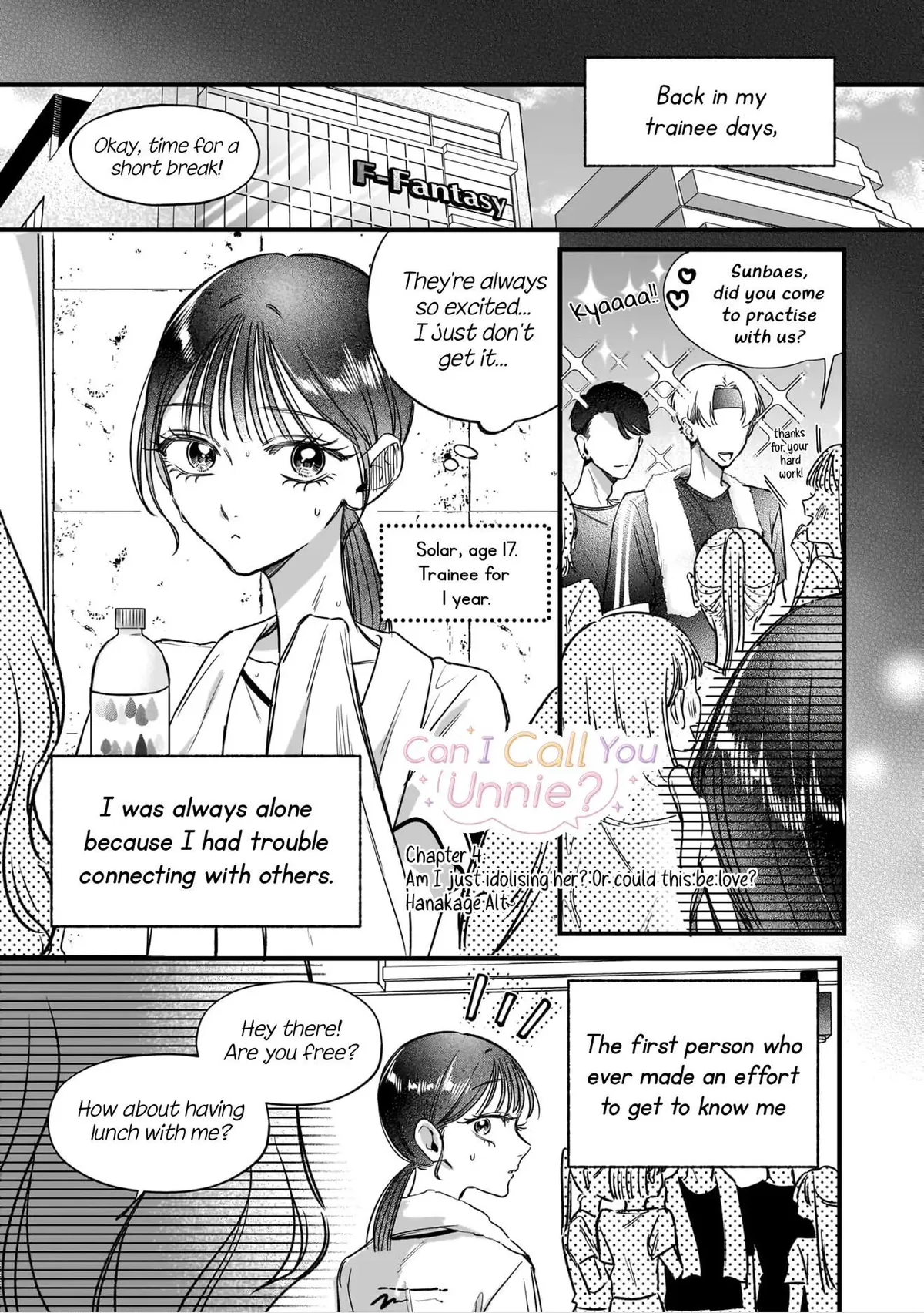 Can I Call You Unnie? Chapter 4 page 1 - 