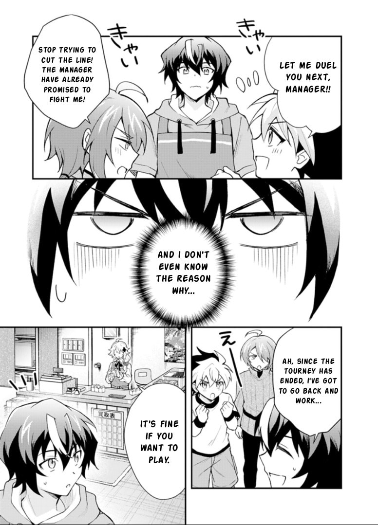 Card Game de Sekai ga Horobu Sekai ni Tensei Shite Card Shop o Kaiten Shitara, Shuui kara Zensaku Shujinkou da to Omowareteiru Chapter 1 page 18 - 