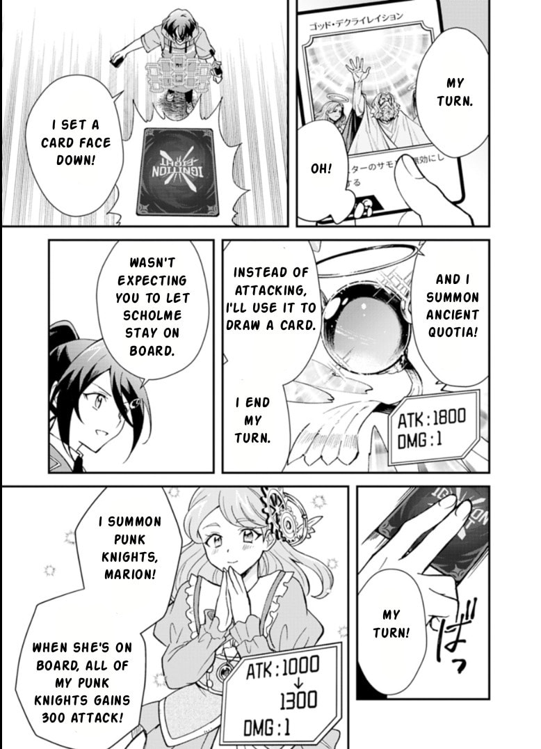 Card Game de Sekai ga Horobu Sekai ni Tensei Shite Card Shop o Kaiten Shitara, Shuui kara Zensaku Shujinkou da to Omowareteiru Chapter 2.1 page 11 - 