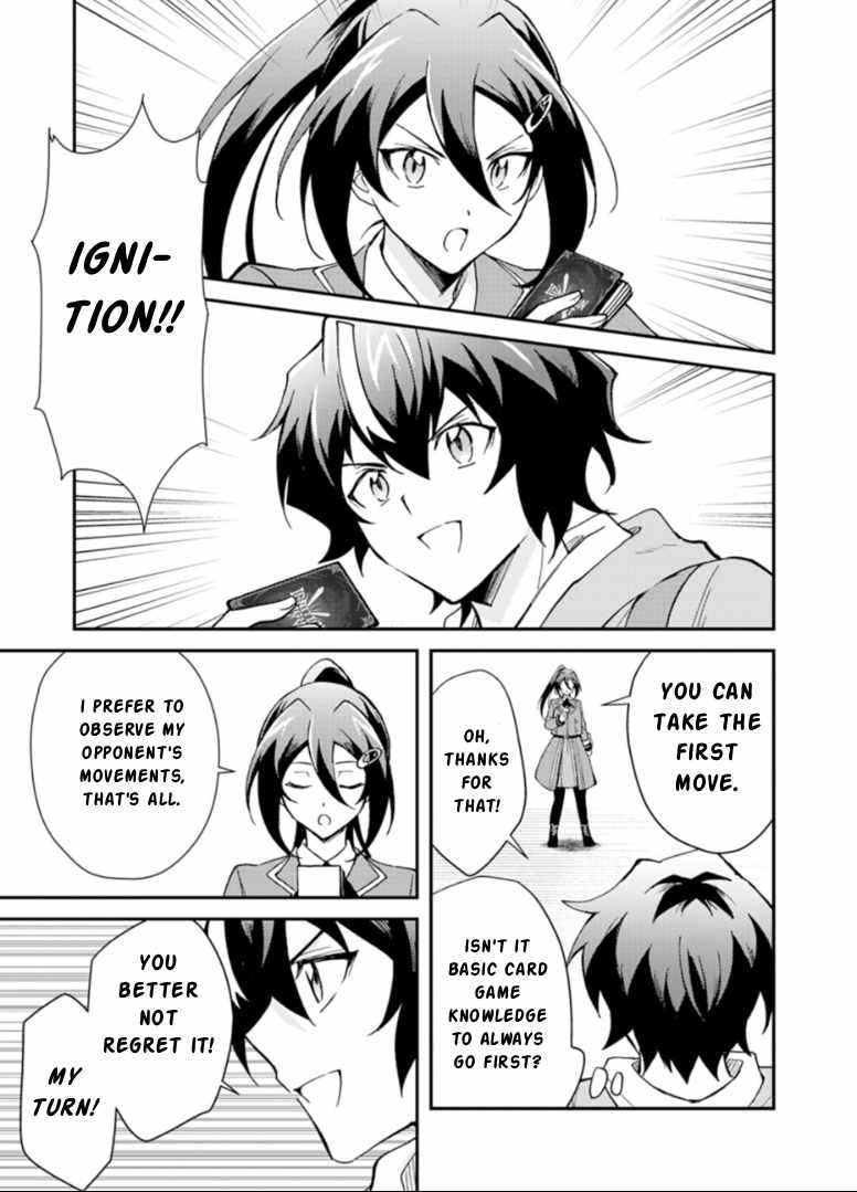 Card Game de Sekai ga Horobu Sekai ni Tensei Shite Card Shop o Kaiten Shitara, Shuui kara Zensaku Shujinkou da to Omowareteiru Chapter 2 page 7 - 