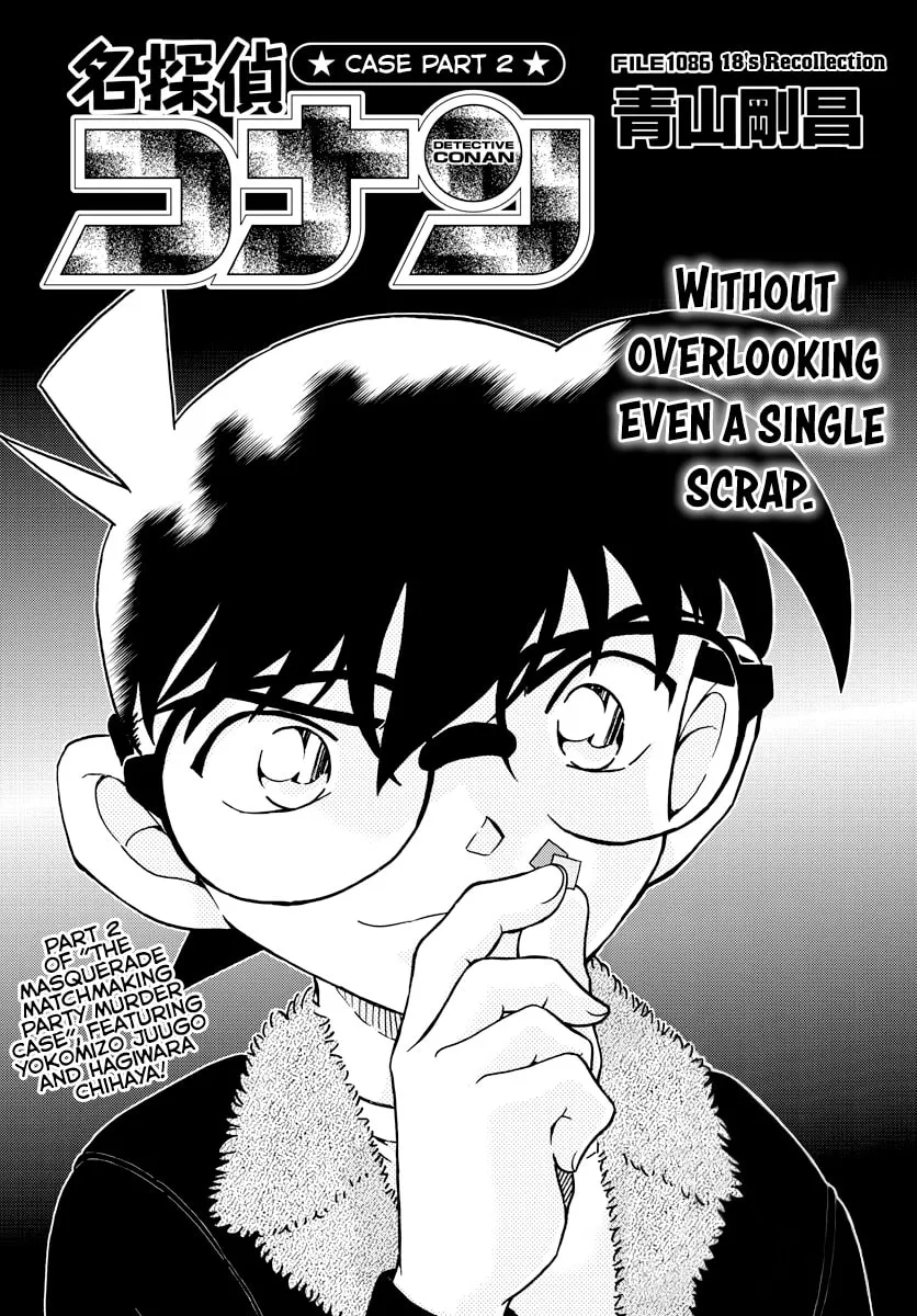Case Closed Chapter 1086 page 1 - 