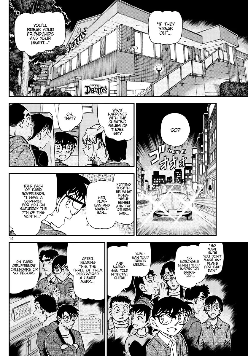 Case Closed Chapter 1093 page 14 - 