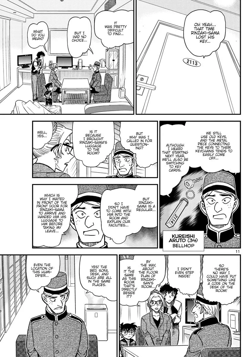 Case Closed Chapter 1095 page 11 - 