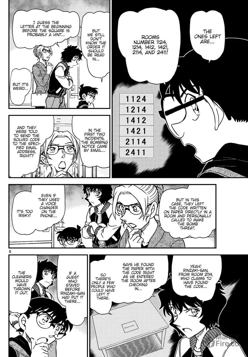 Case Closed Chapter 1095 page 6 - 