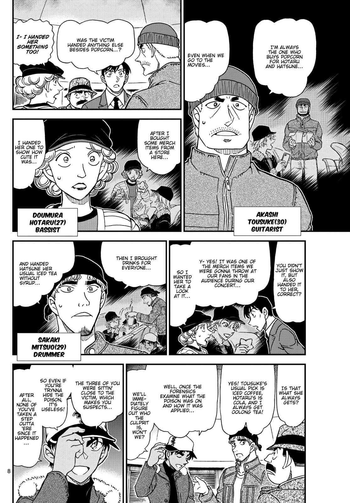 Case Closed Chapter 1158 page 8 - 