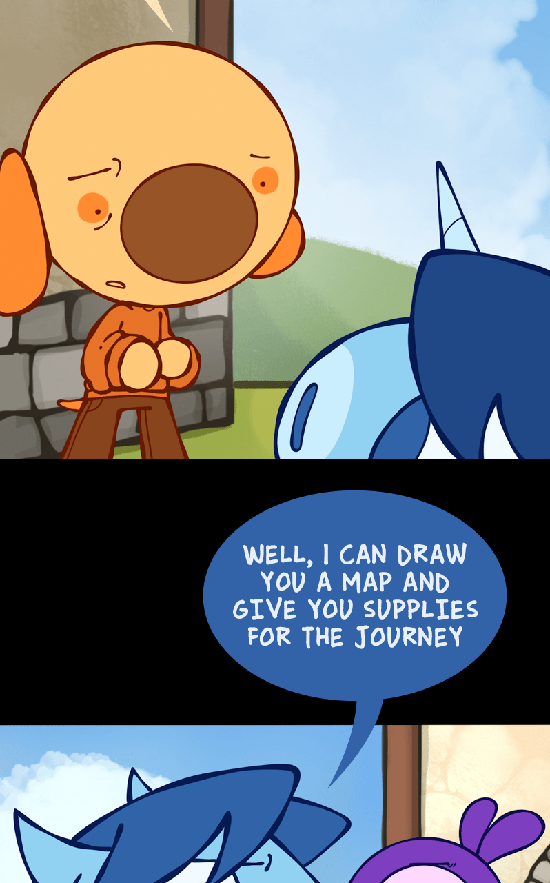 Cat Bird Dog Ep. 25 - There’s a Statue of me in Another World? page 14 - 