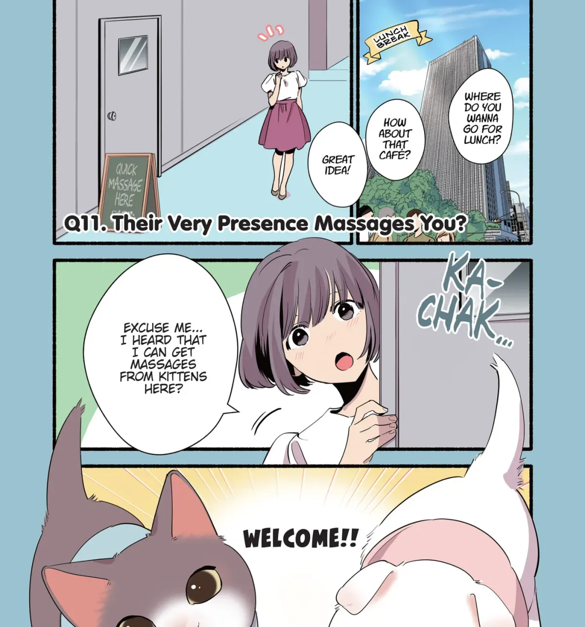 Cat Massage Therapy (Colored) Chapter 11 page 1 - 
