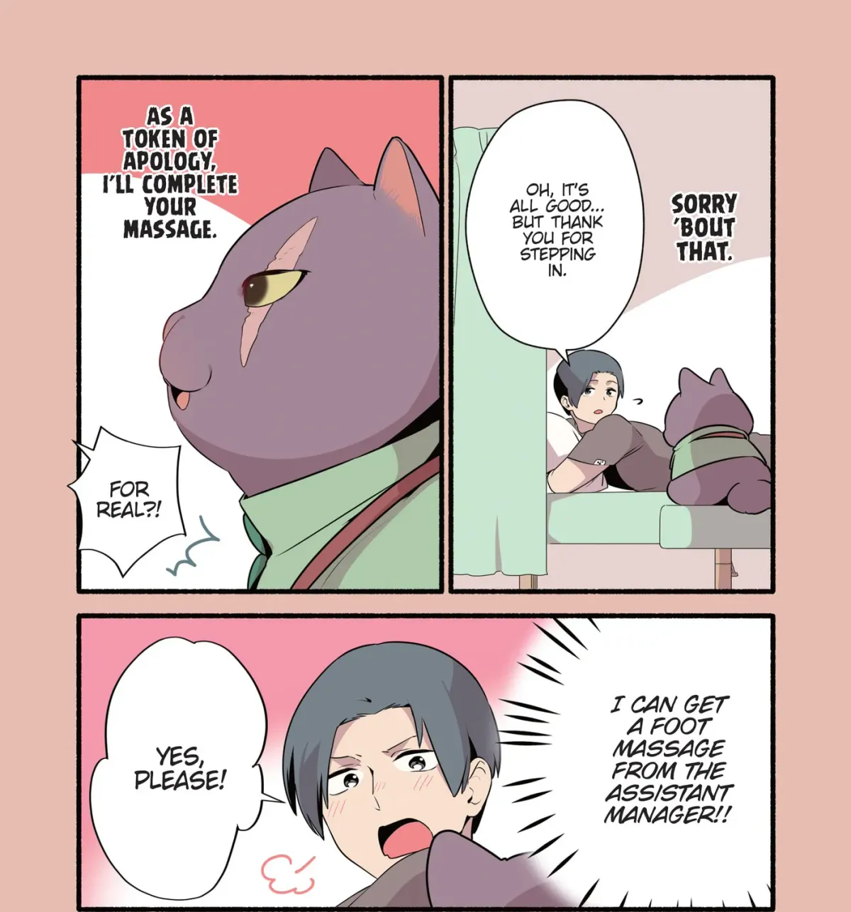 Cat Massage Therapy (Colored) Chapter 19 page 9 - 