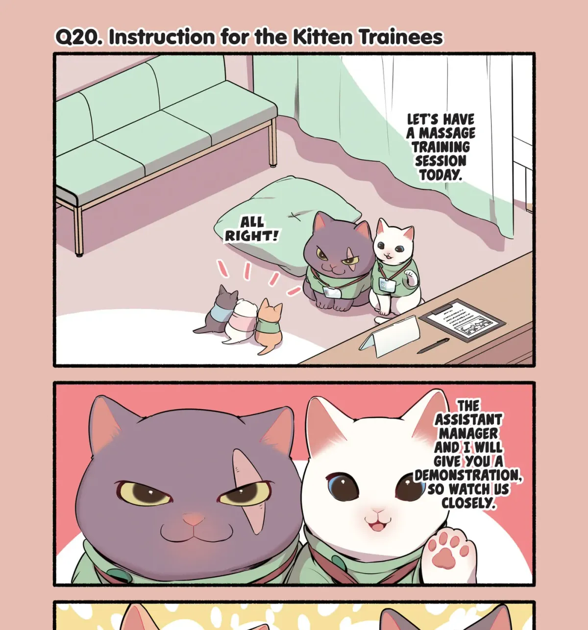 Cat Massage Therapy (Colored) Chapter 20 page 1 - 