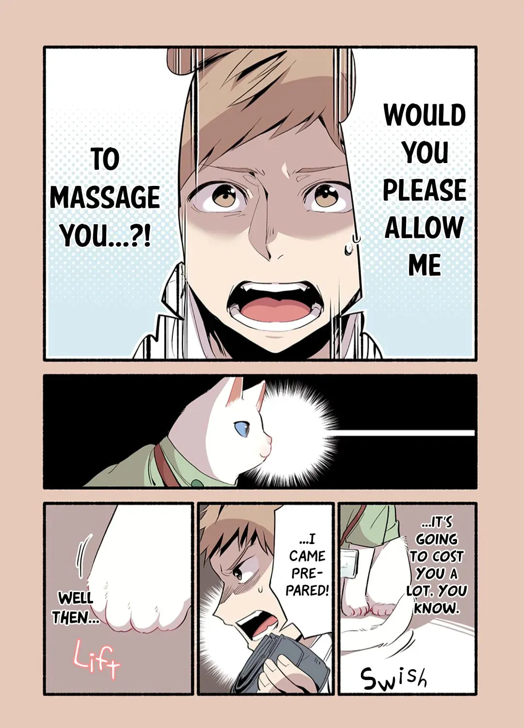 Cat Massage Therapy (Colored) Chapter 3 page 4 - 