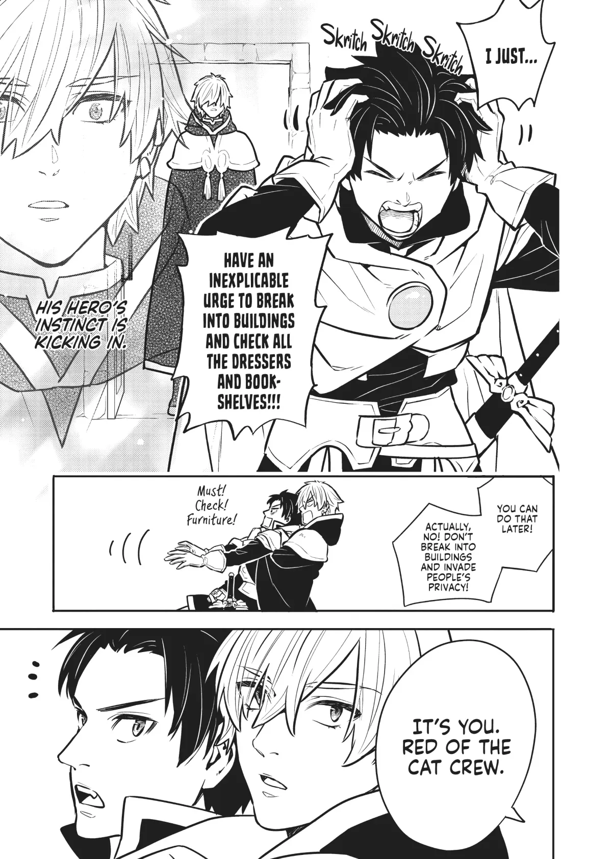 Cat on the Hero