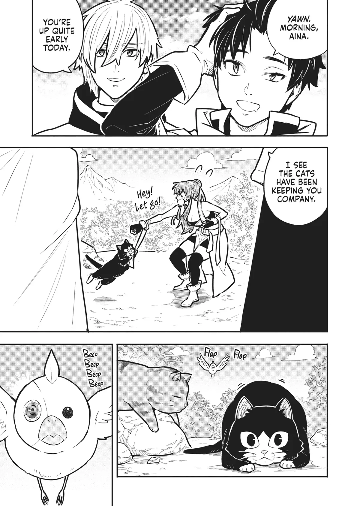 Cat on the Hero