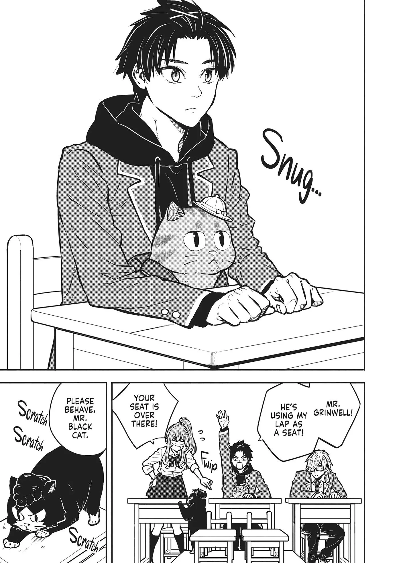 Cat on the Hero